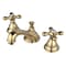 Kingston Brass KS5562AX 8" Widespread Bathroom Faucet, Polished Brass KS5562AX - alternate 1